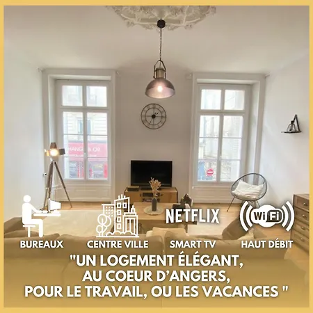 Privilege - 4 - Coeur D'angers, Spacieux Et Elegant *