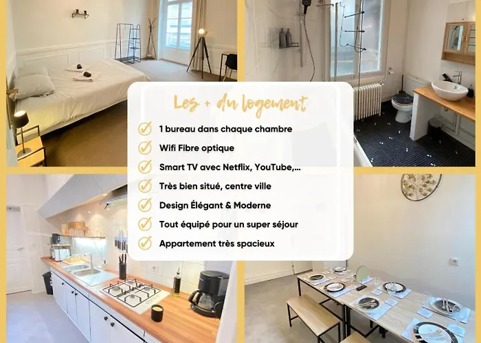 Privilege - 4 - Coeur D'angers, Spacieux Et Elegant Appartement